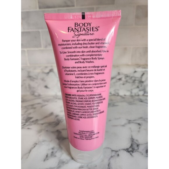 Body Fantasies Pink Vanilla Kiss Fantasy Fragrance Moisturizing Lotion 7 Fl Oz - Picture 2 of 4